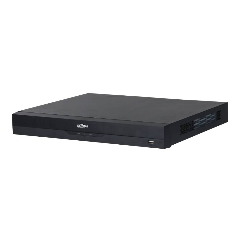 NVR 16ch 200Mbps H265 HDMI 16PoE 2HDD E/S AI