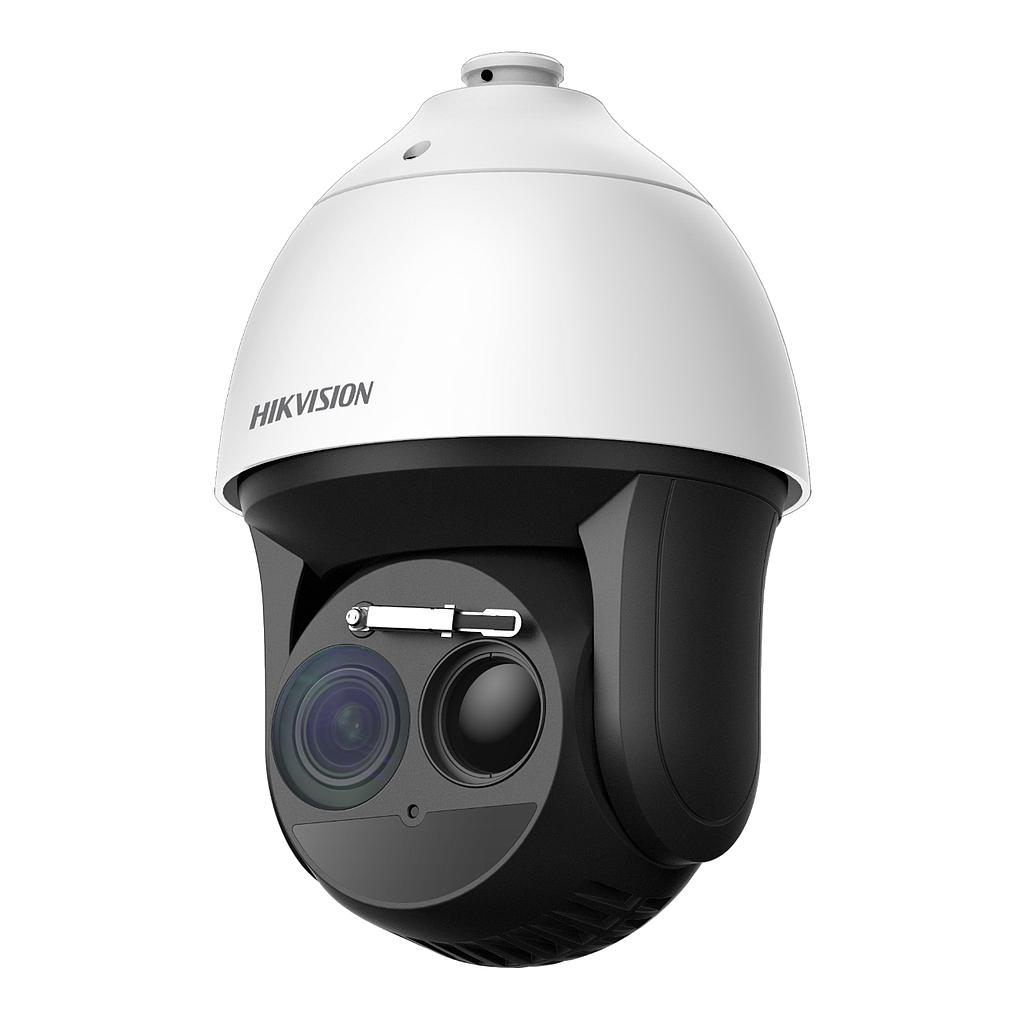 Cámara Domo PTZ IP biespectro Térmico-óptico 640×512 4MP 25mm 6-240mm 40x IR150 Análisis comportamiento Prevención/Detección incendios Audio Alarma Hikvision