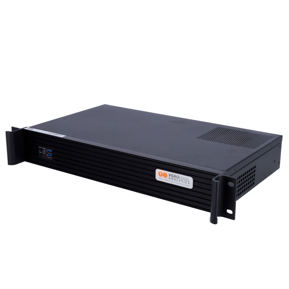 Video analytics system activated for 18 analytics channels expandable to 32. Includes I7 rackable server with integrated relay module