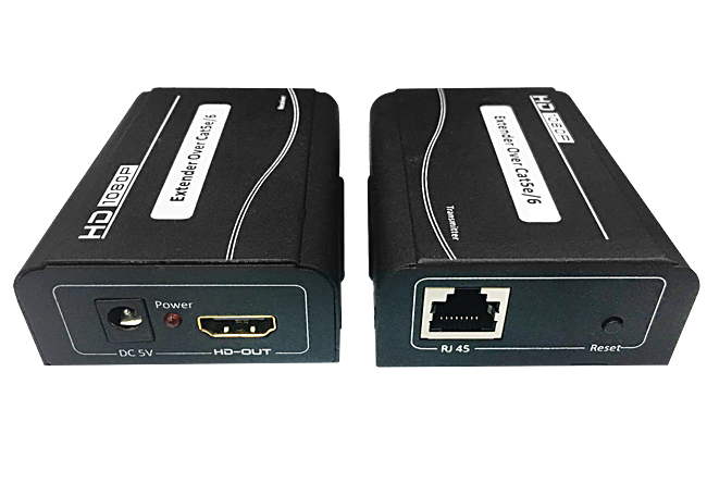 Transmitter - Receiver HDMI signals through cable Cat5e/6 50m Folksafe