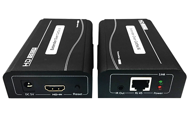 Transmisor - Receptor señales HDMI a través de un único estándar Cat5e/6 150m Folksafe