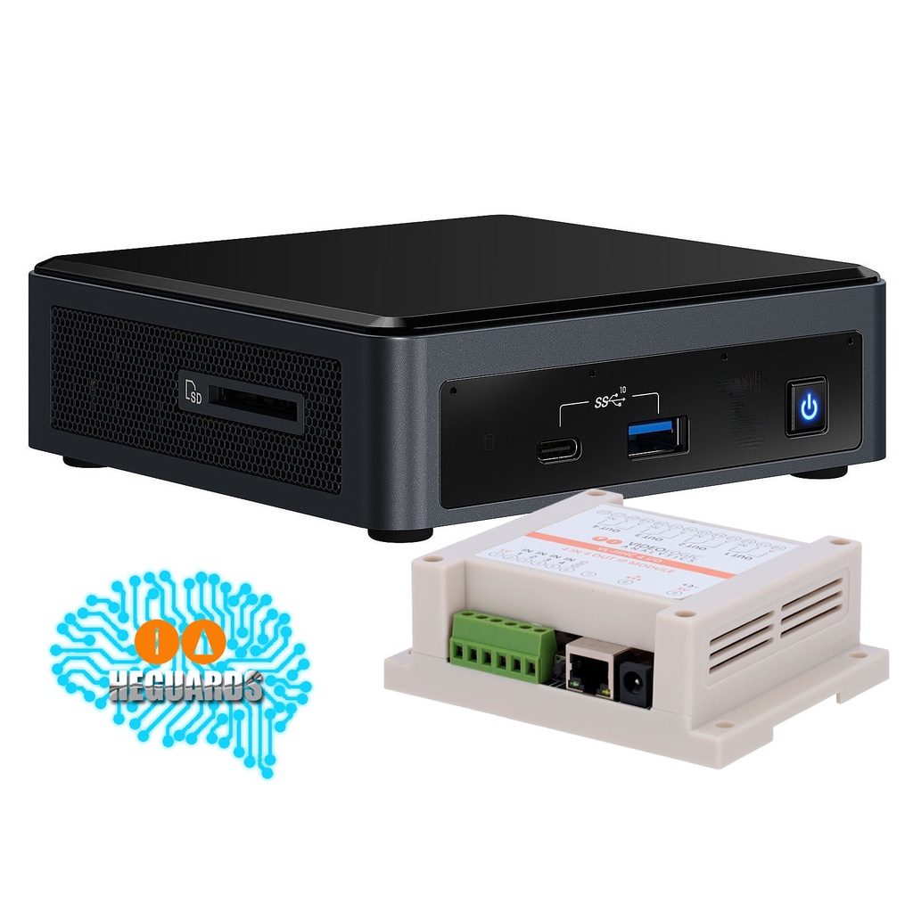 Compact 4-channel analytics server with Artificial Intelligence