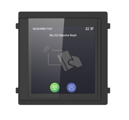 [DS-KD-TDM] Modular Touch&Display door station module Touch screen and Mifare card reader Hikvision