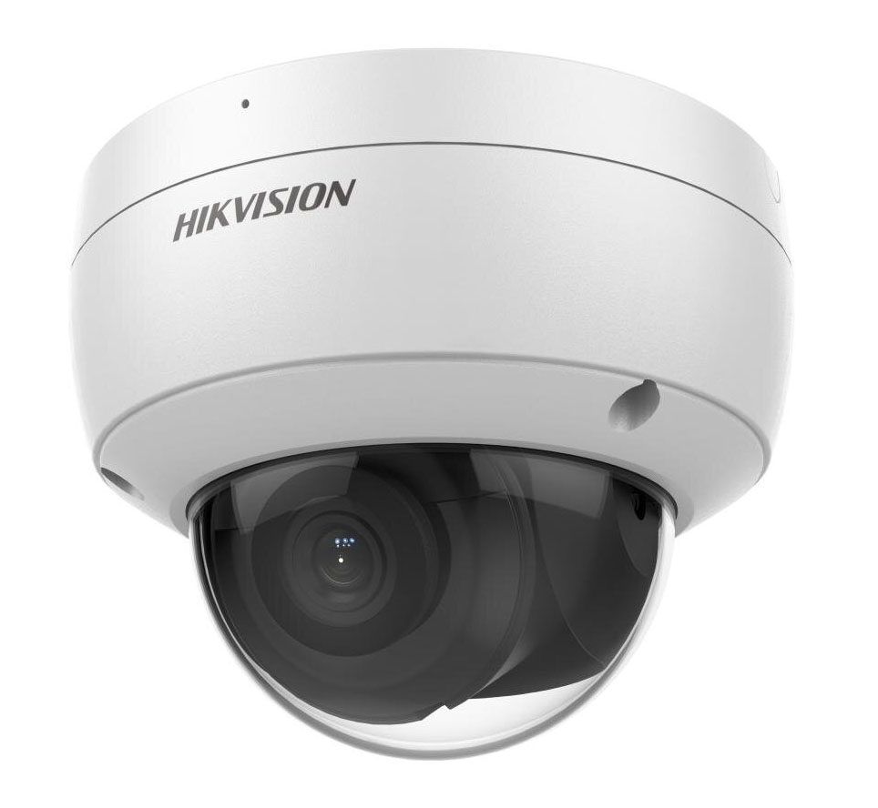 Cámara Domo IP 2MP 2.8 mm IP67 IK10 WDR120 H.265+ IR30 MIC Acusense