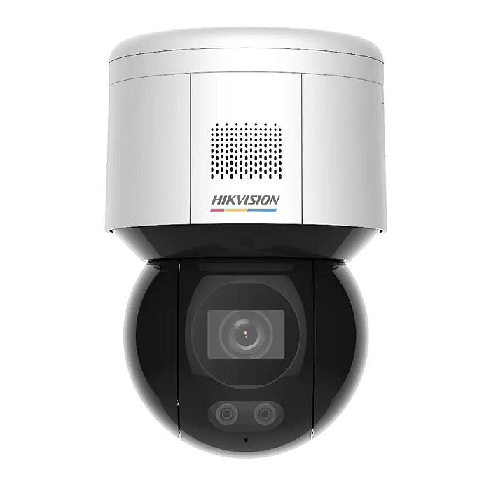 Mini Dome PTZ IP Camera 3" 4MP 4mm ColorVu Classification Vehicles/Persons Facial Capture Audio Alarm Speaker MIC WDR120 White Light 30m Hikvision