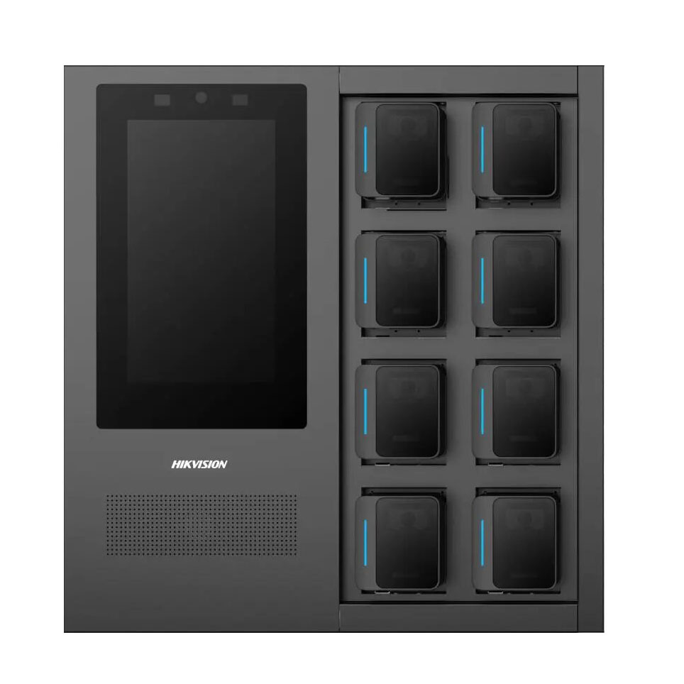 Dock Station - Estación Carga y Datos de Bodycams Pantalla táctil Sistema dual 8 puertos Disco 2TB