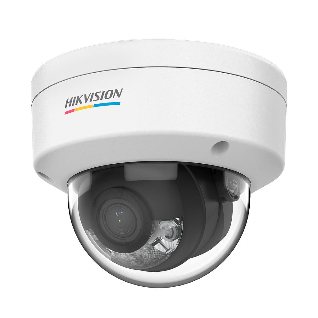 Cámara Domo IP 4MP 2.8mm ColorVu IP67 IK08 Luz Blanca 30m Hikvision