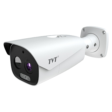 Thermal Bullet Camera IP 5MP 19mm 16mm Audio Speaker Alarm MicroSD WDR120 IR100 TVT