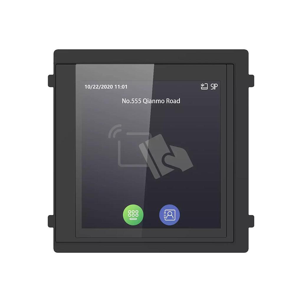 Video intercom door module 4" touch screen card reader EM P65 IK8 Hikvision