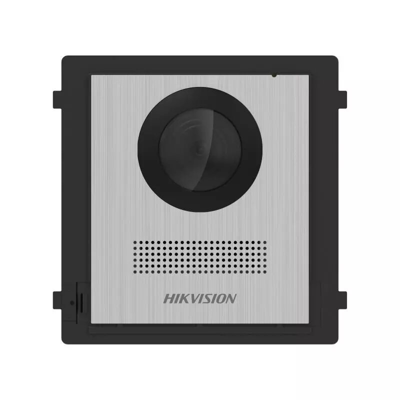 2-wire video intercom street modular unit 2MP Fisheye camera 2 relays 4CH alarm Hikvision