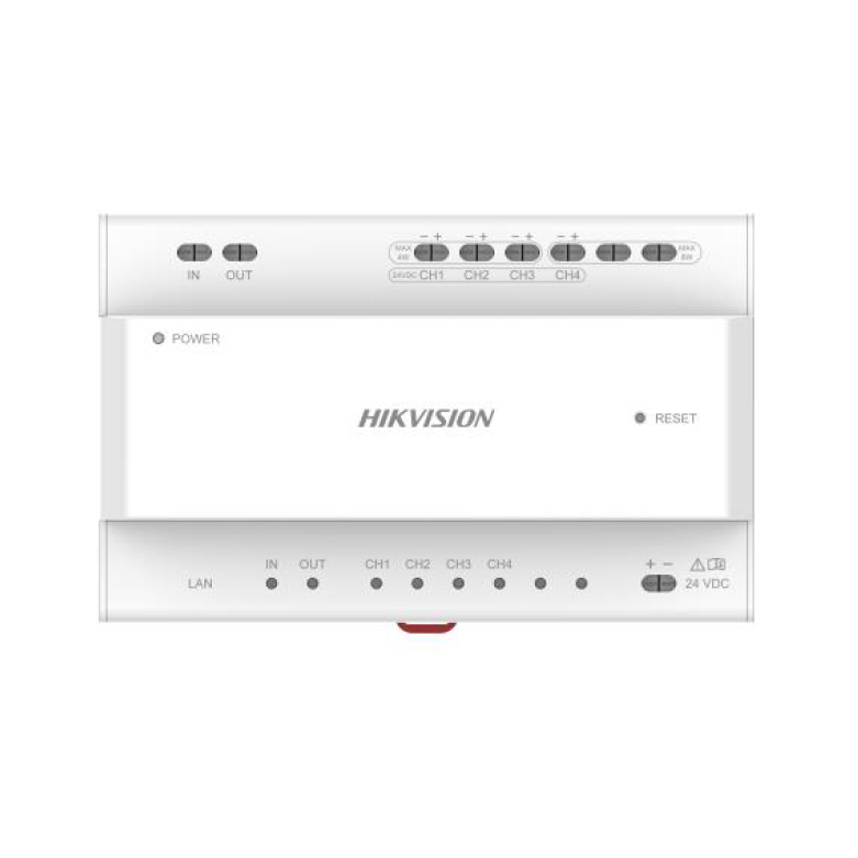 Distribuidor de vídeo/audio de dos hilos Conexión en cascada 4CH TCP/IP RJ45 Hikvision