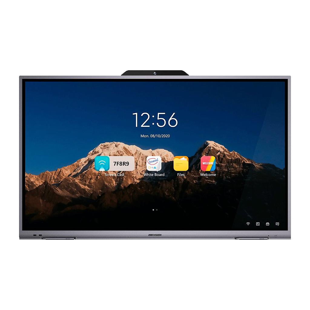 Pantalla interactiva 4K de 86 pulgadas con matriz de cámara y micrófono Hikvision