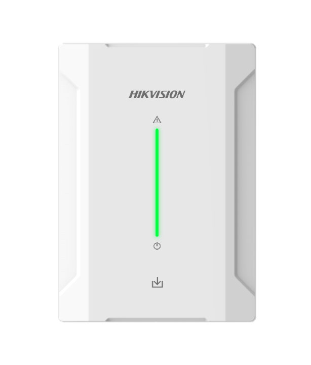 Wiring power relay expander 4 outputs AX Hybrid Pro Hikvision