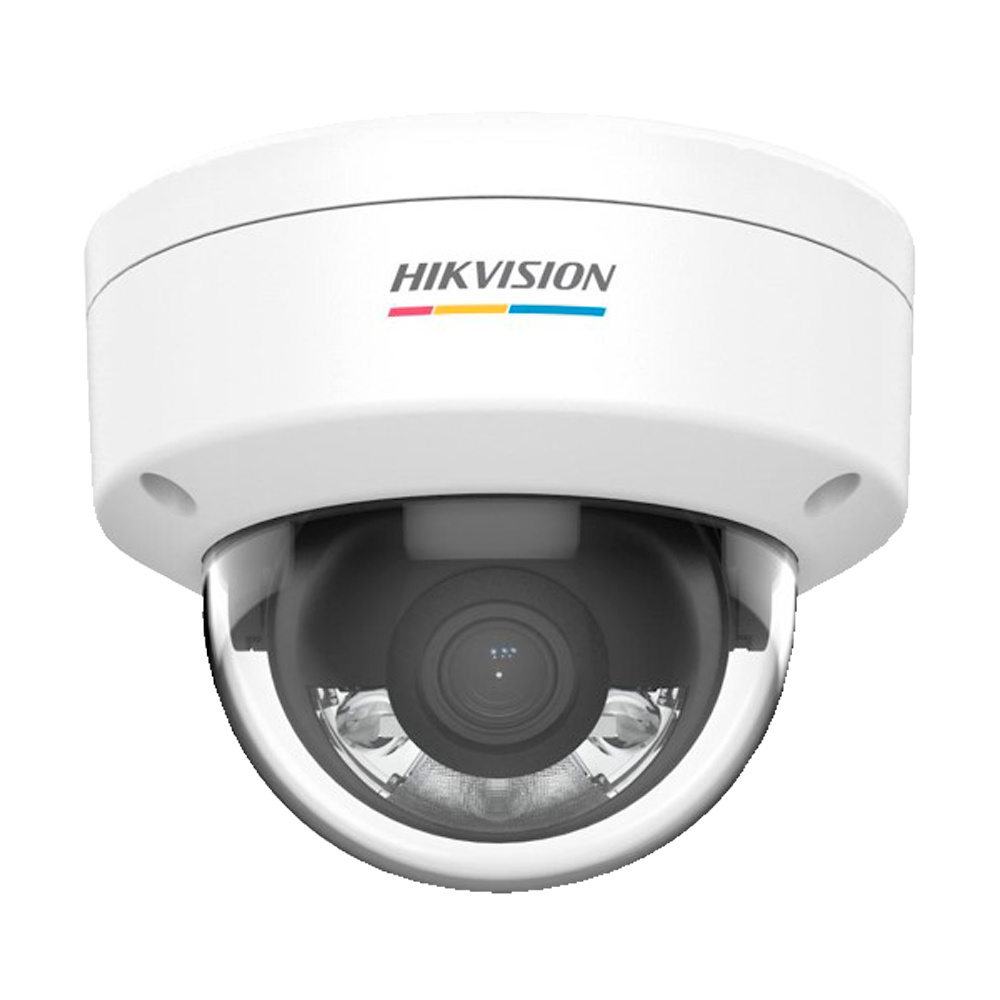 IP Dome Camera 4MP 2.8mm WDR120 IP67 IK08 White light 30m ColorVu Hikvision