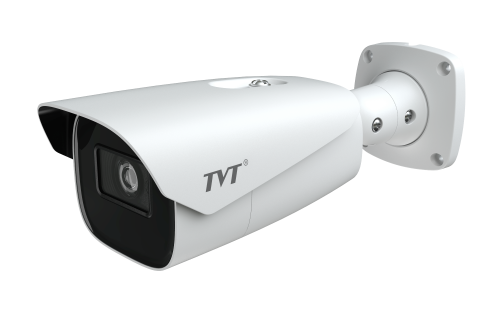 Bullet IP Camera 4MP Motorized Varifocal 8-32mm ANPR IR100 IP67 WDR120 I/O Audio Alarm TVT
