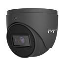 IP Dome Camera 2MP 2.8mm TVT IP67 MIC IR30 Black PoE VCA
