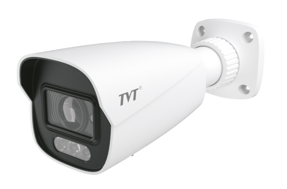 Bullet IP camera 4MP 2.8mm white light 40m IP67 audio MIC Light Explorer Full Explorer TVT