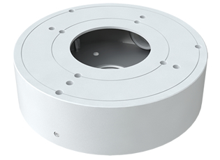 Connection box for cameras Aluminum White IP65 ceiling and wall TVT