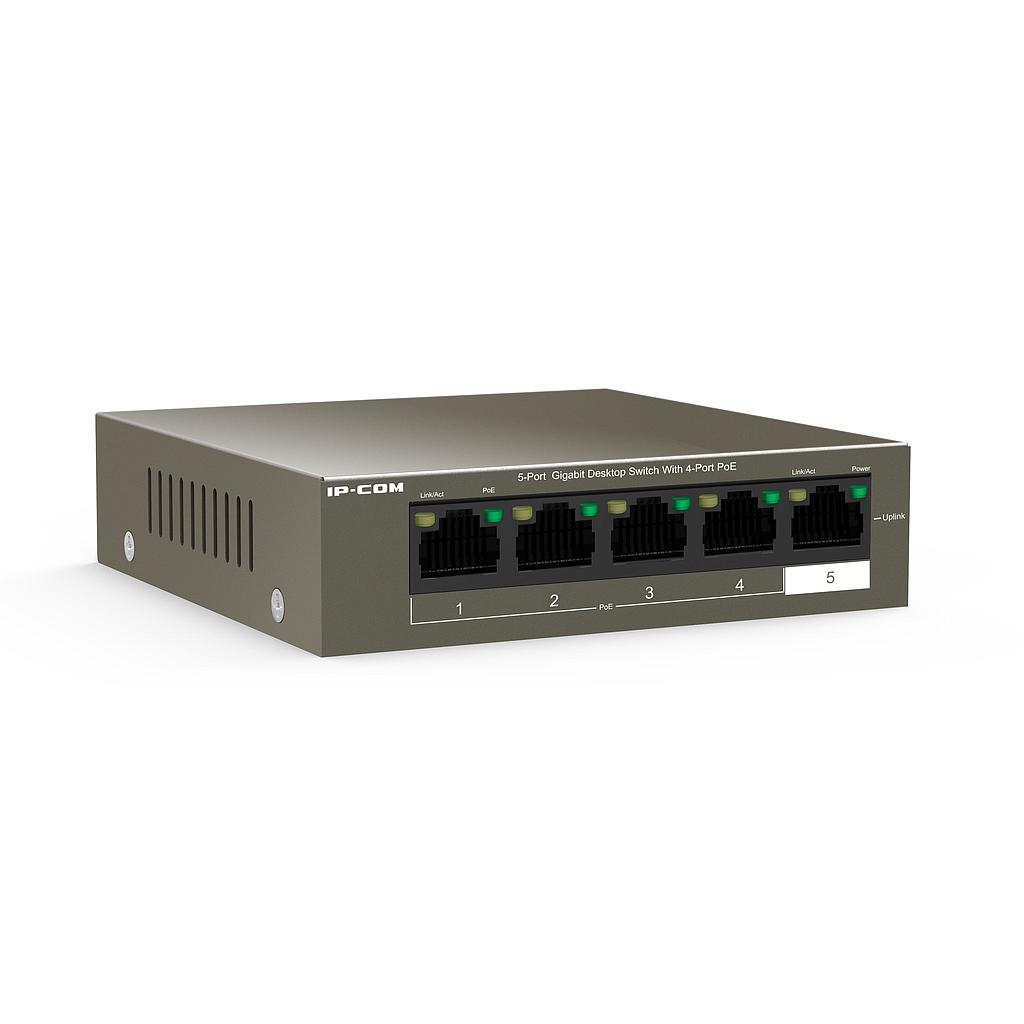Switch 5 ports Gigabit L2 unmanaged 4PoE IP-COM
