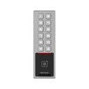 Terminal de control de accesos tarjeta M1 huella digital PIN y bluetooth IP65 IK08 Diseño Slim Hikvision