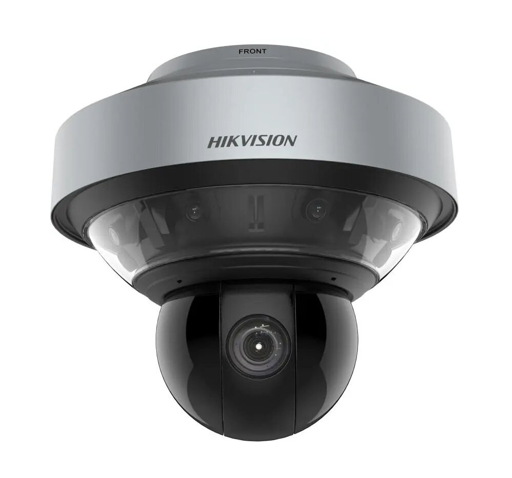 Cámara PTZ 6-240mm Panovu 2.8 mm 360º 32MP Zoom 40X Stitched E/S Audio Alarma IR250m IP67 IK10 Hikvision