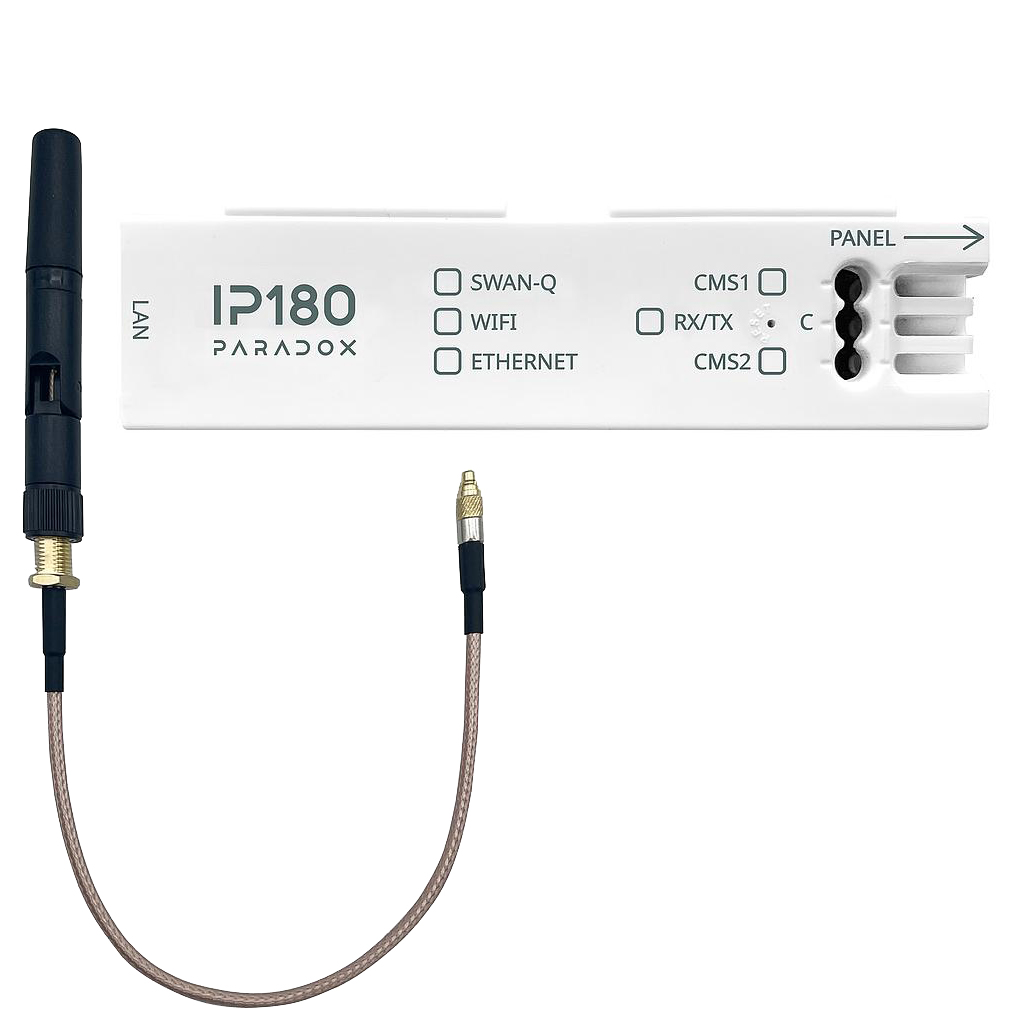 Módulo de comunicación por Internet IP180 Cable Ethernet RJ45 y Wifi Paradox