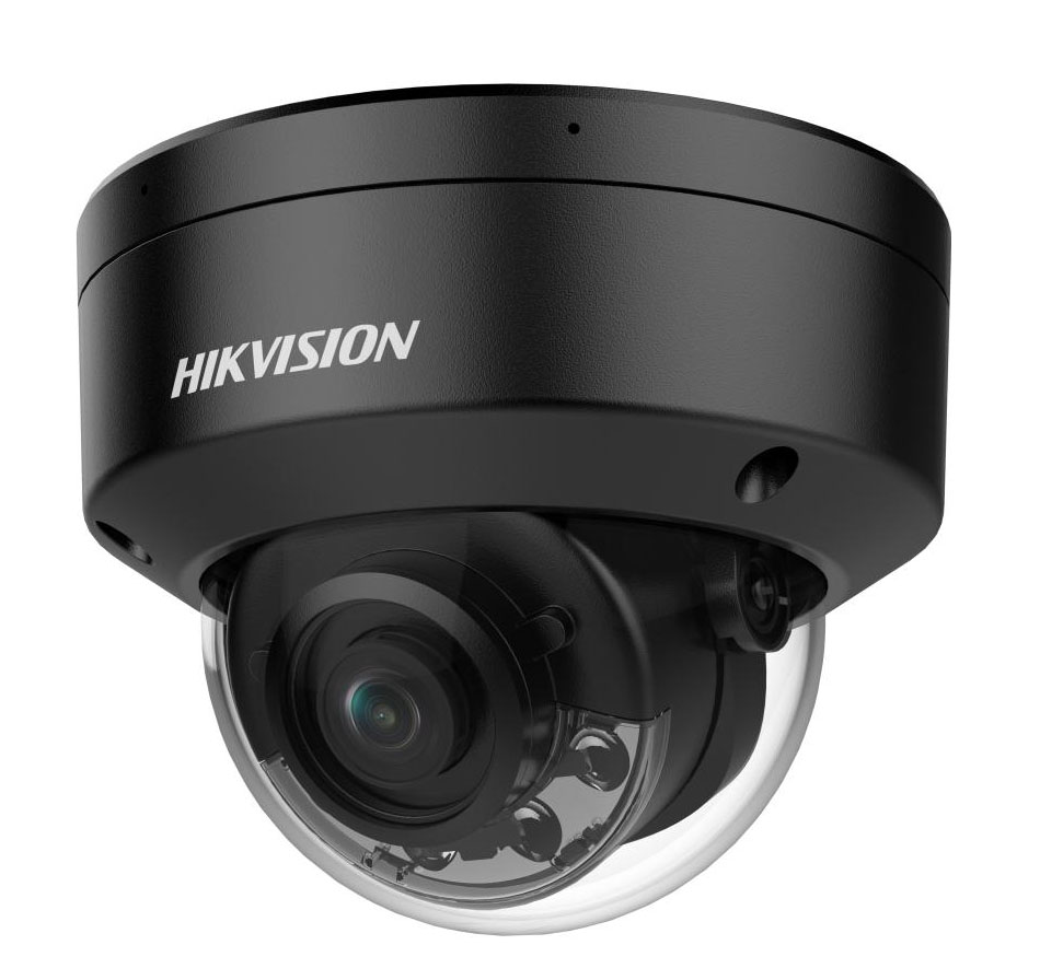 Cámara Domo IP 8MP 2.8mm Smart Hybrid Light con ColorVu Motion detection 2.0 Acusense Black