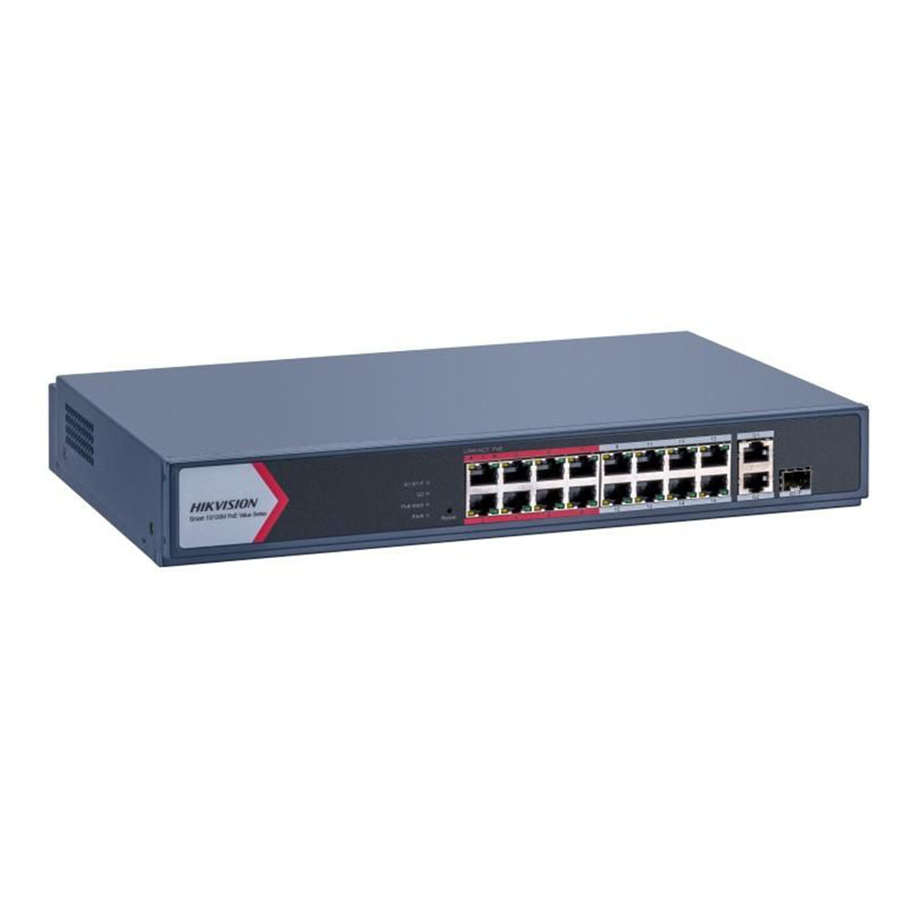 16 Port Fast Ethernet Smart POE Switch