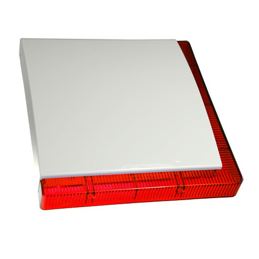 Wired Piezoelectric siren with bright LED's for outdoor. Grade 3