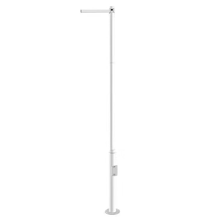 Mástil Desmontable para CCTV de 3.5 metros Color Blanco