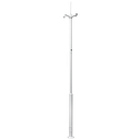 Mástil Desmontable para CCTV de 4.5 metros Color Blanco