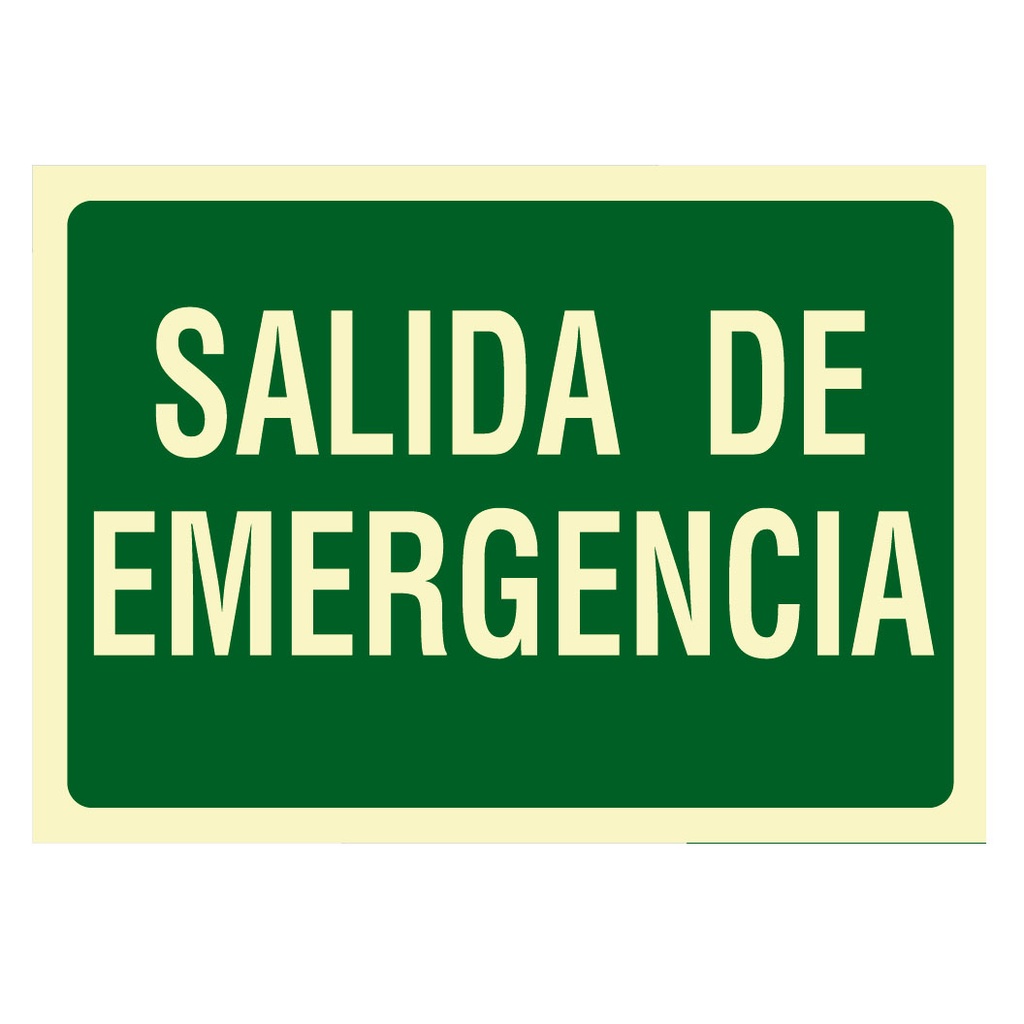 Cartel de Señalización Salida de Emergencia