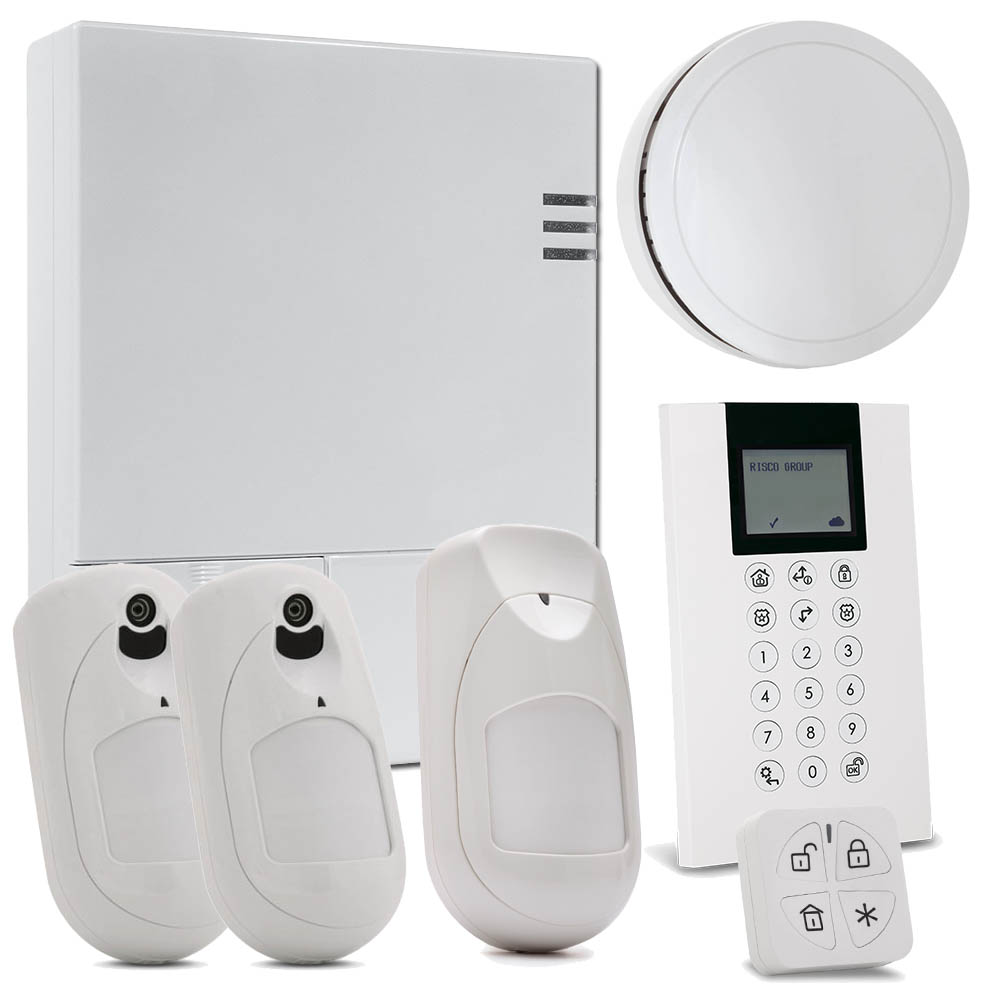 
Kit de LightSYS Air con módulo 4G + Mando remoto Panda + 2 x Detector eyeWAVE con Cámara + Detector iWAVE Antimascotas +  Sirena Interior + Teclado Panda