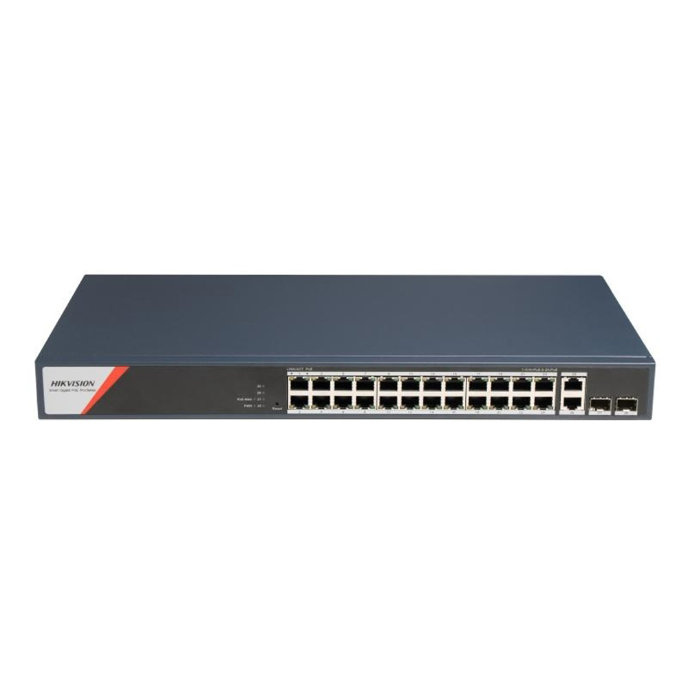 24 Port Gigabit Smart POE Switch DS-3E1528HP-SI-24P2T2F