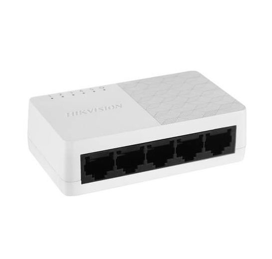 Switch 5 puertos RJ45 Fast Ethernet 10/100 Mbps no administrado