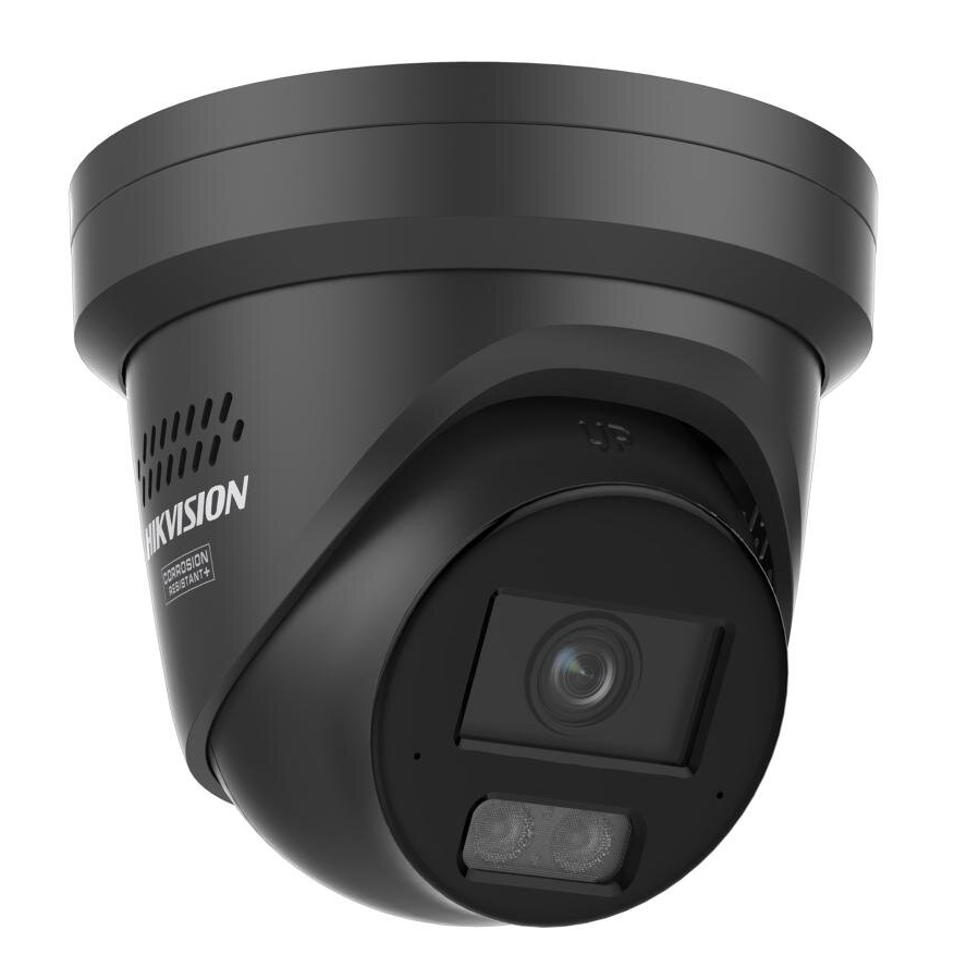 Cámara IP Turret 4 MP Smart Hybrid Light con ColorVu 3.0 Acusense 3.0 Anticorrosión Black