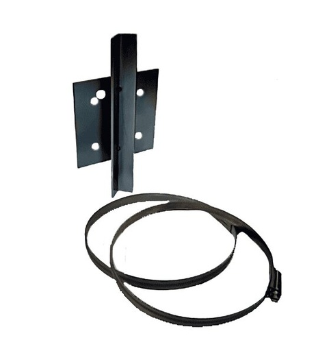 [SIP-LRPPB] Soporte para montaje en poste series SIP REDWALL de Optex