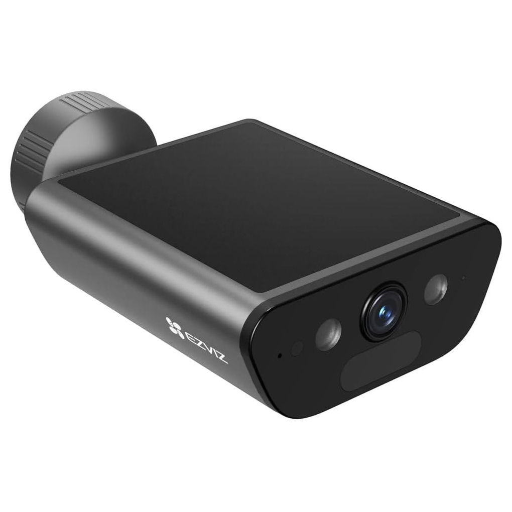 Cámara a batería 4K con panel solar integrado