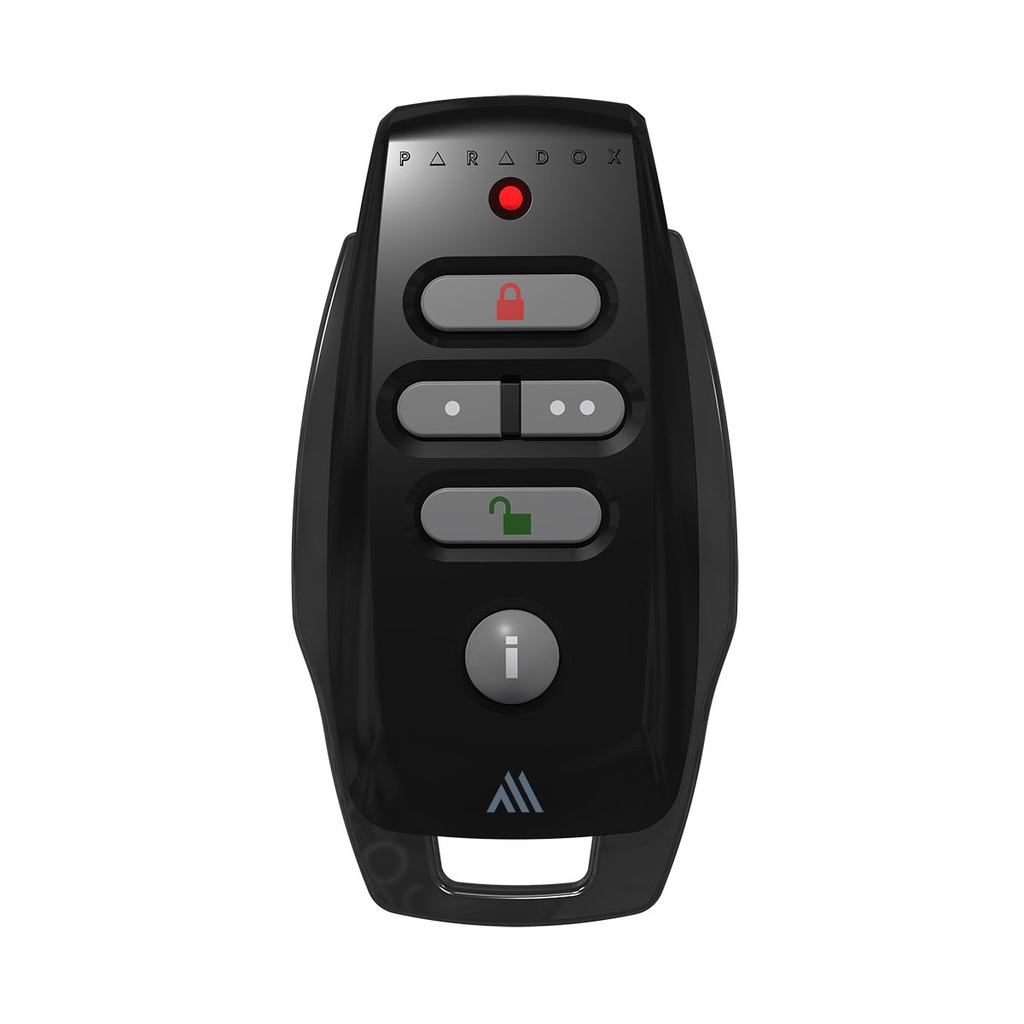 Mando Control remoto de 5 botones inalámbrico bidireccional negro