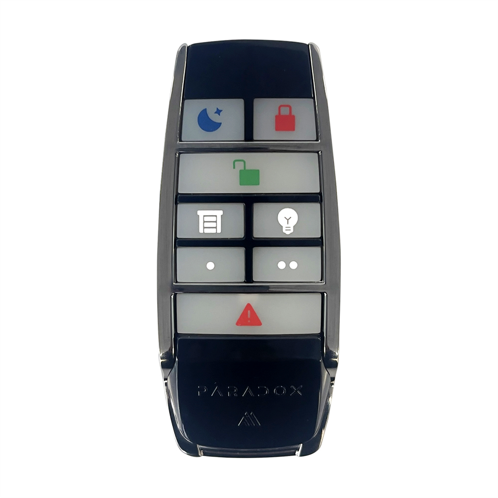 Mando Control remoto de 8 botones inalámbrico bidireccional Negro
