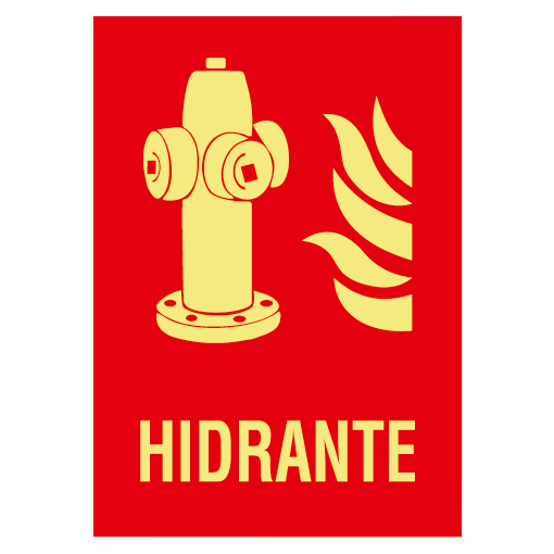 Cartel de Señalización Hidrante