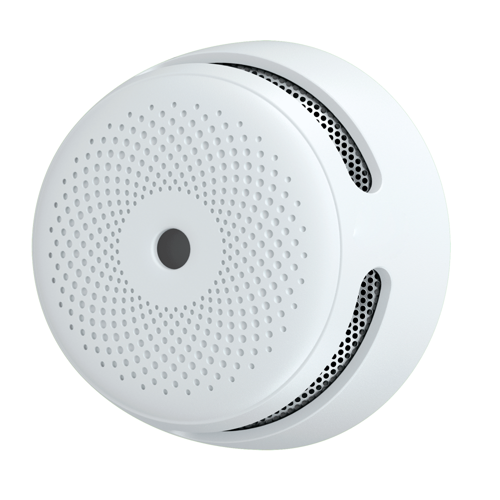 Mini detector de humo autónomo con señal sonora y visual