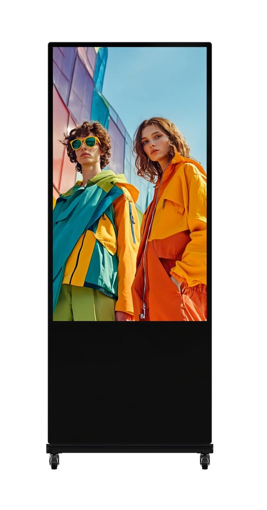 Cartelera digital de pie delgada táctil de 55 pulgadas DS-D6055UT-D/S