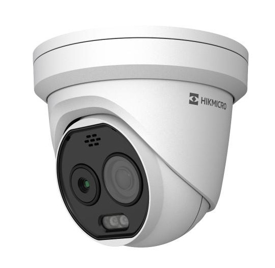 Cámara turret IP biespectro térmica y óptica