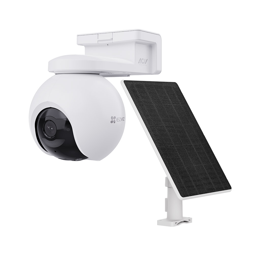 Camara Domo PT para Exterior 4K Batería wifi 6&4G kit solar