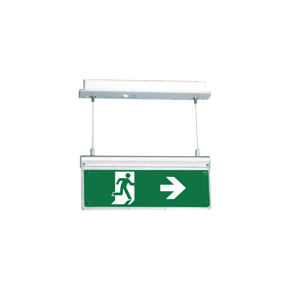 Señal de seguridad con iluminación LED interna 3 horas