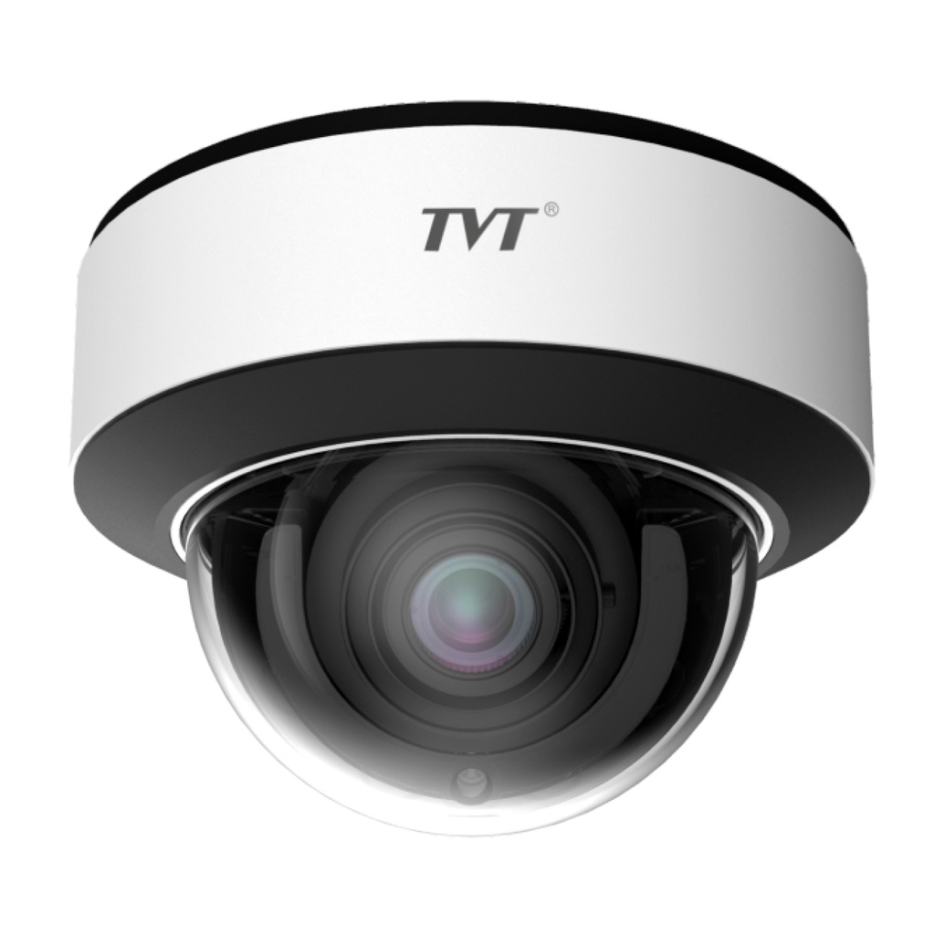 Cámara Domo IP 4MP Varifocal Motorizada 2.8-12mm IR50 IP67 IK10 VCA Audio MIC