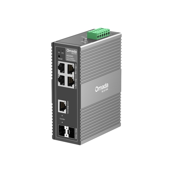 Switch Industrial Omada Gestionable 6 Puertos Gigabit