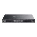 Switch Omada L2+ 48 puertos Gigabit y 4 SFP+ 10Gbps, con 48 PoE+