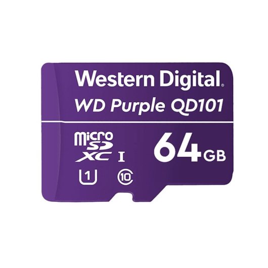 Tarjeta de memoria Purple Micro SD de 64GB
